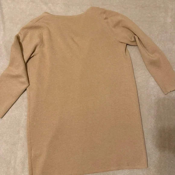 J.Crew Re-Imagined Camel Knit Jacket / Long Cardigan | Medium - Picture 7 of 9